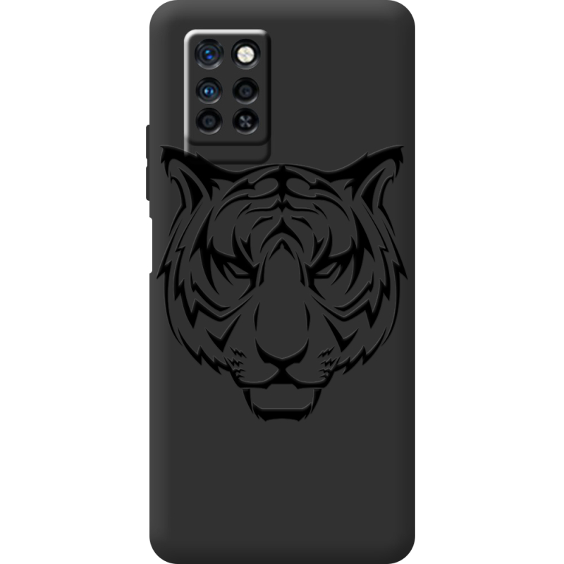 Черный чехол BoxFace Infinix Note 10 Pro Tiger