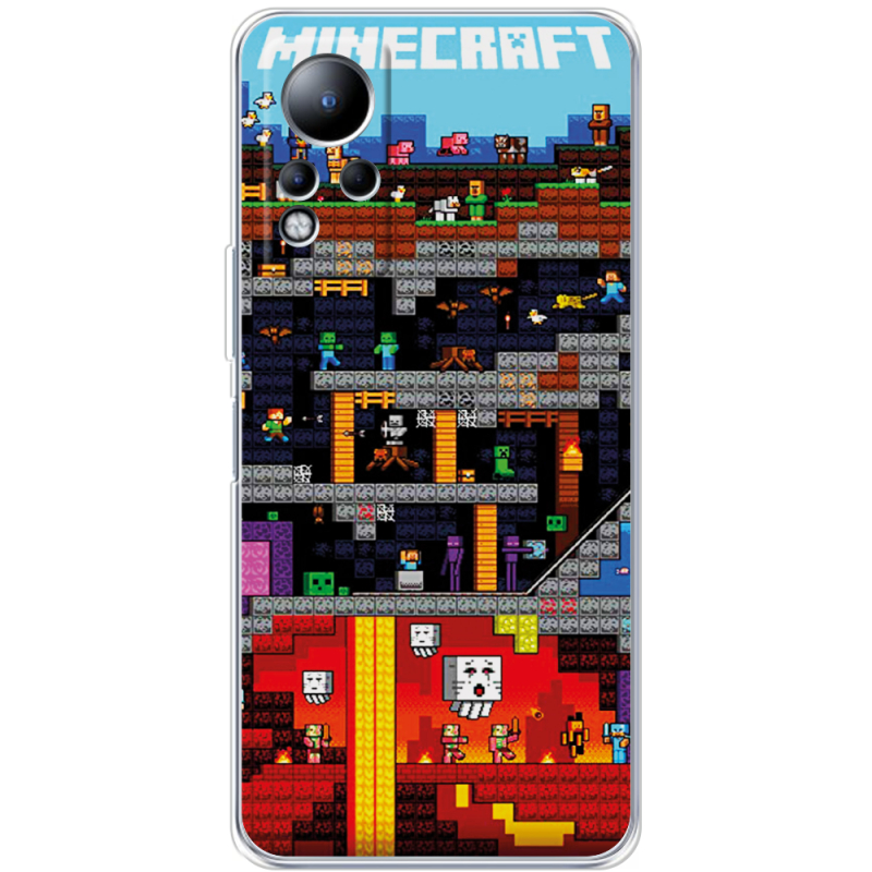 Чехол BoxFace Infinix Note 11 Minecraft Lode Runner