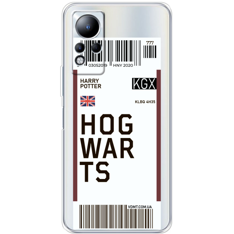 Прозрачный чехол BoxFace Infinix Note 11 Ticket Hogwarts