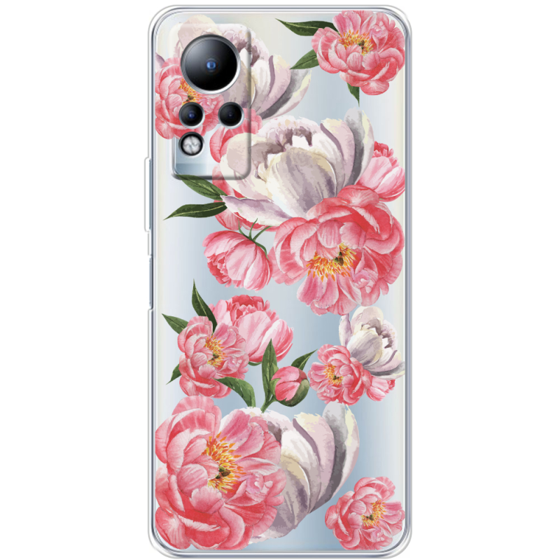 Прозрачный чехол BoxFace Infinix Note 11 Peony Watercolor Style