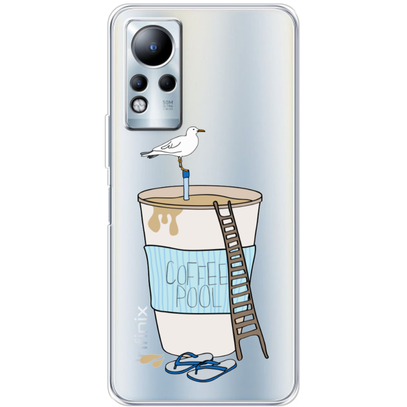 Прозрачный чехол BoxFace Infinix Note 11 Segull in Cofee Pool