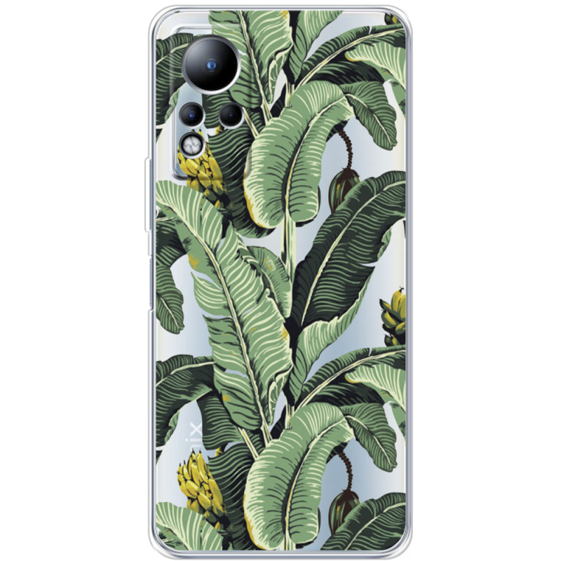 Прозрачный чехол BoxFace Infinix Note 11 Banana Leaves