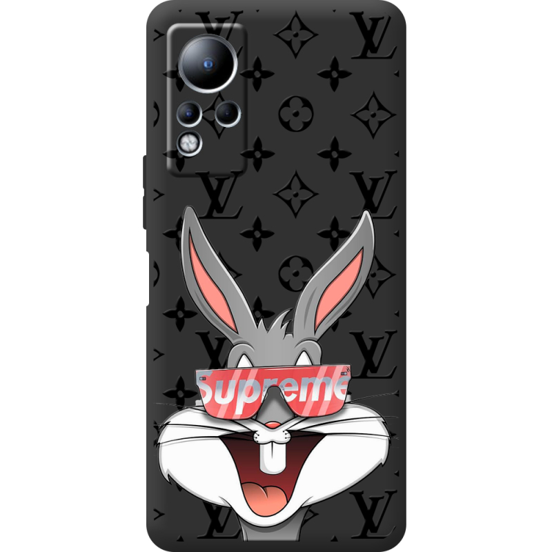 Черный чехол BoxFace Infinix Note 11 looney bunny