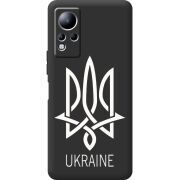 Черный чехол BoxFace Infinix Note 11 Тризуб монограмма ukraine