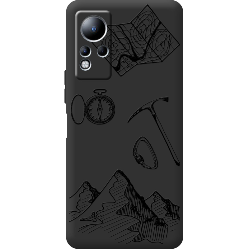 Черный чехол BoxFace Infinix Note 11 Mountains