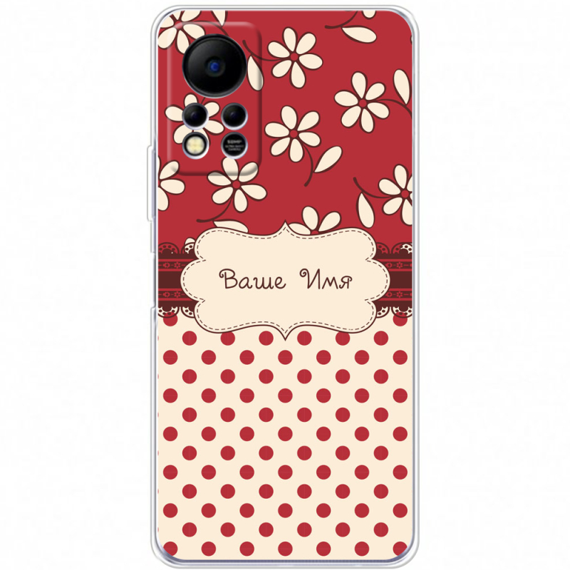 Чехол BoxFace Infinix Hot 11S Именной Polka Dots