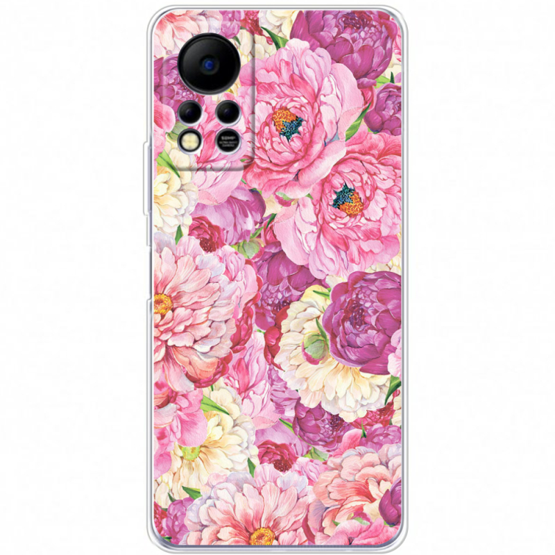 Чехол BoxFace Infinix Hot 11S Pink Peonies