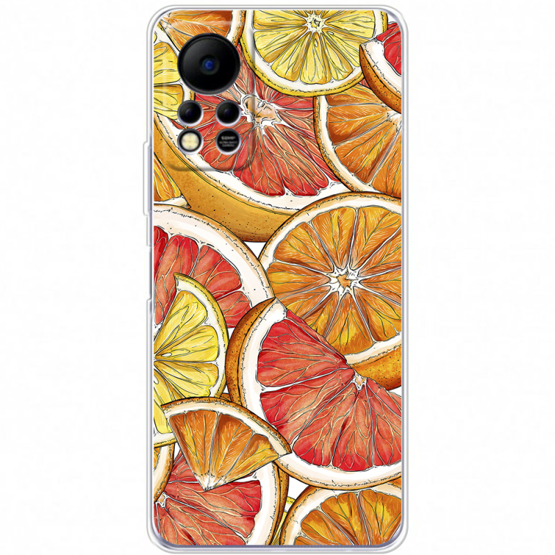 Чехол BoxFace Infinix Hot 11S Citrus Pattern