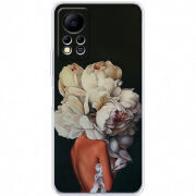 Чехол BoxFace Infinix Hot 11S Exquisite White Flowers