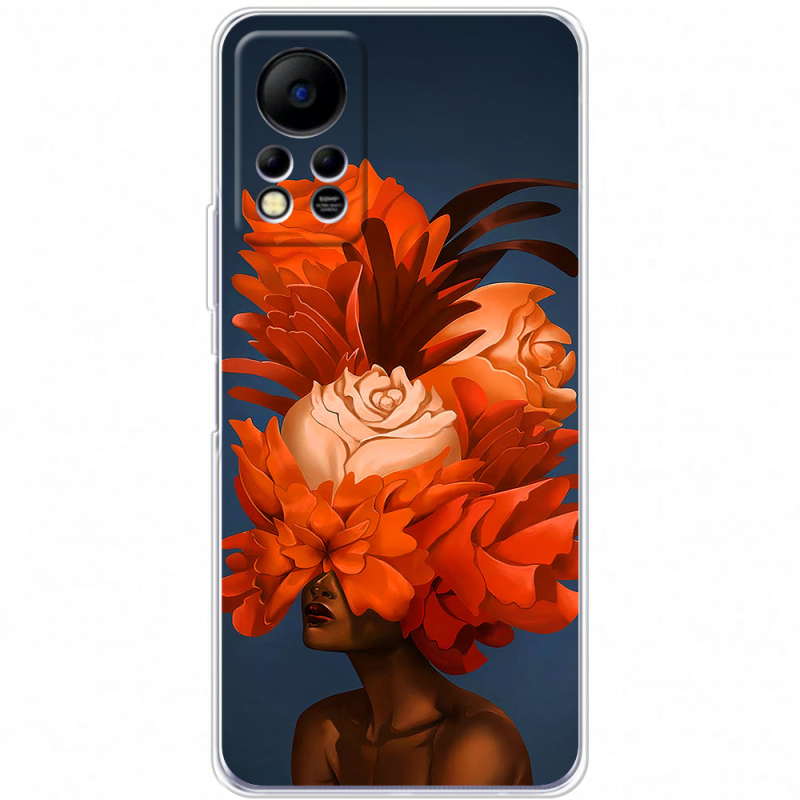 Чехол BoxFace Infinix Hot 11S Exquisite Orange Flowers