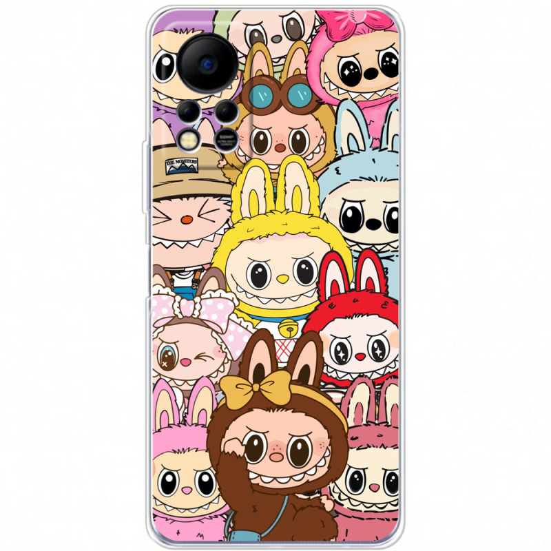 Чехол BoxFace Infinix Hot 11S Labubu