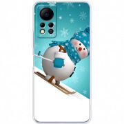 Чехол BoxFace Infinix Hot 11S Skier Snowman