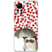 Чехол BoxFace Infinix Hot 11S Raining Hearts