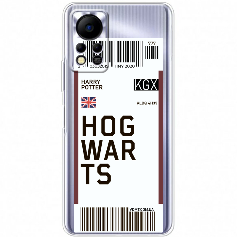 Прозрачный чехол BoxFace Infinix Hot 11S Ticket Hogwarts