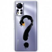 Прозрачный чехол BoxFace Infinix Hot 11S Swan question