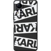 Черный чехол BoxFace Infinix Hot 11S White Karl