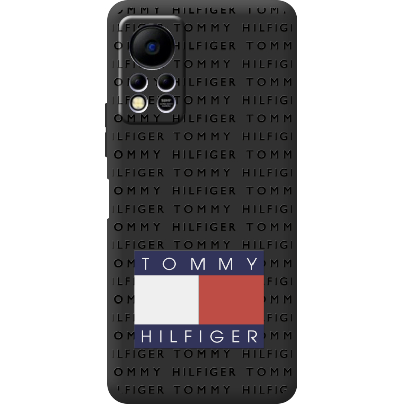 Черный чехол BoxFace Infinix Hot 11S Tommy Print