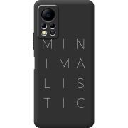 Черный чехол BoxFace Infinix Hot 11S Minimalistic