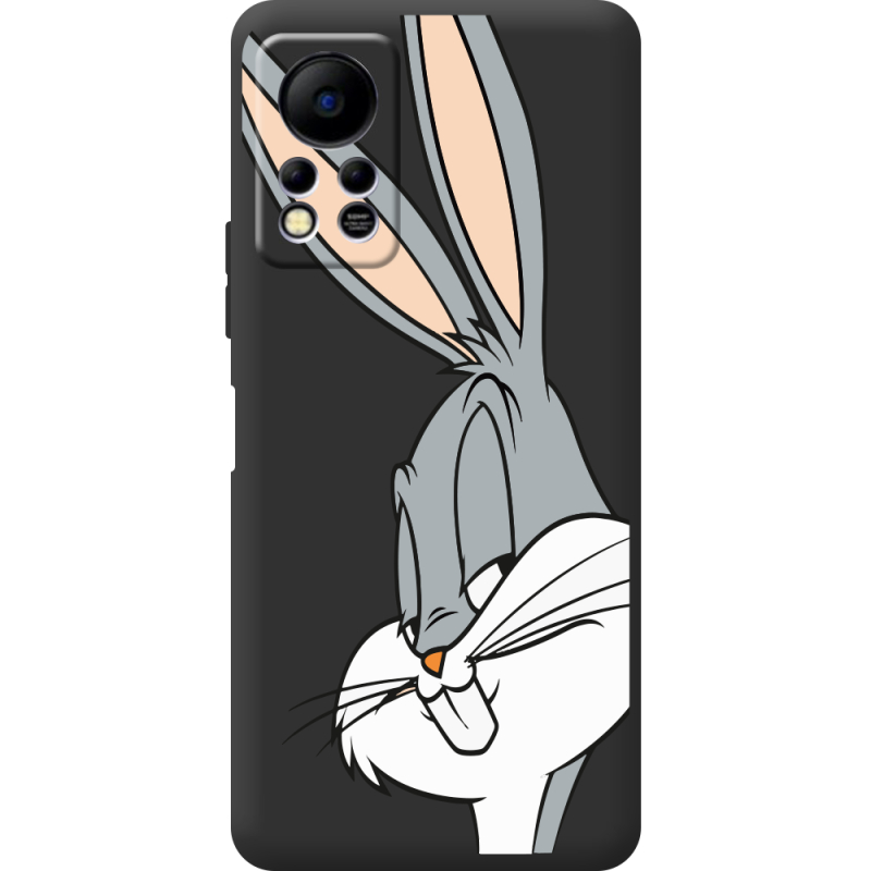 Черный чехол BoxFace Infinix Hot 11S Lucky Rabbit