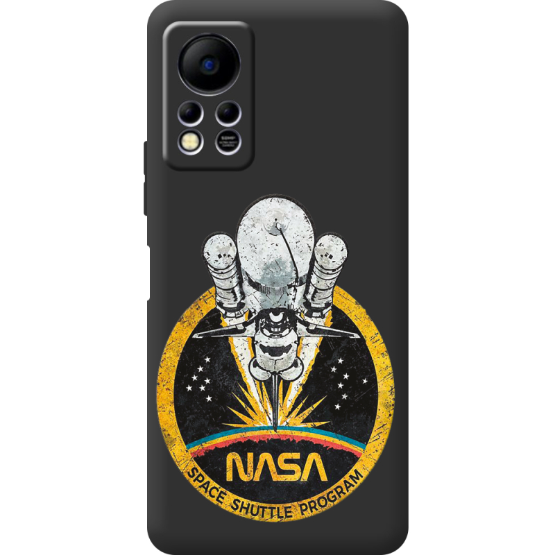 Черный чехол BoxFace Infinix Hot 11S NASA Spaceship