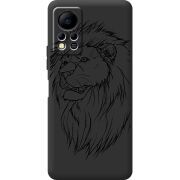 Черный чехол BoxFace Infinix Hot 11S Lion