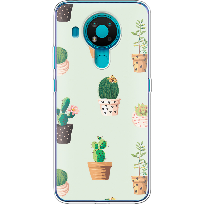 Чехол BoxFace Nokia 3.4 L-green Cacti