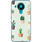 Чехол BoxFace Nokia 3.4 L-green Cacti