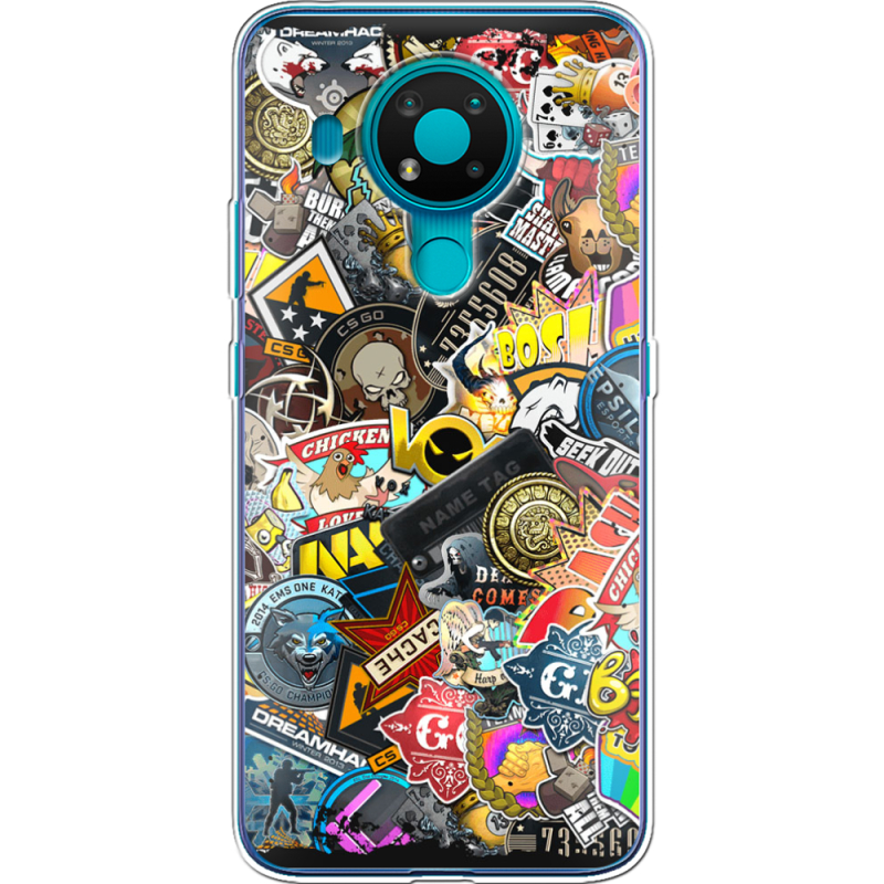 Чехол BoxFace Nokia 3.4 CS:Go Stickerbombing