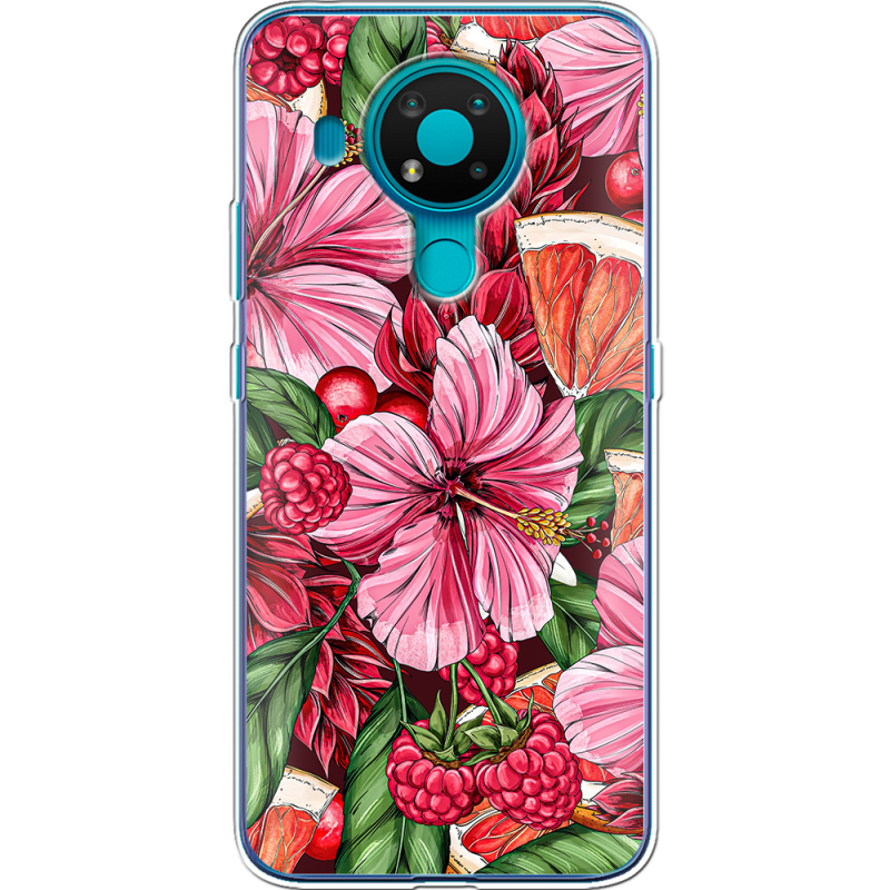 Чехол BoxFace Nokia 3.4 Tropical Flowers