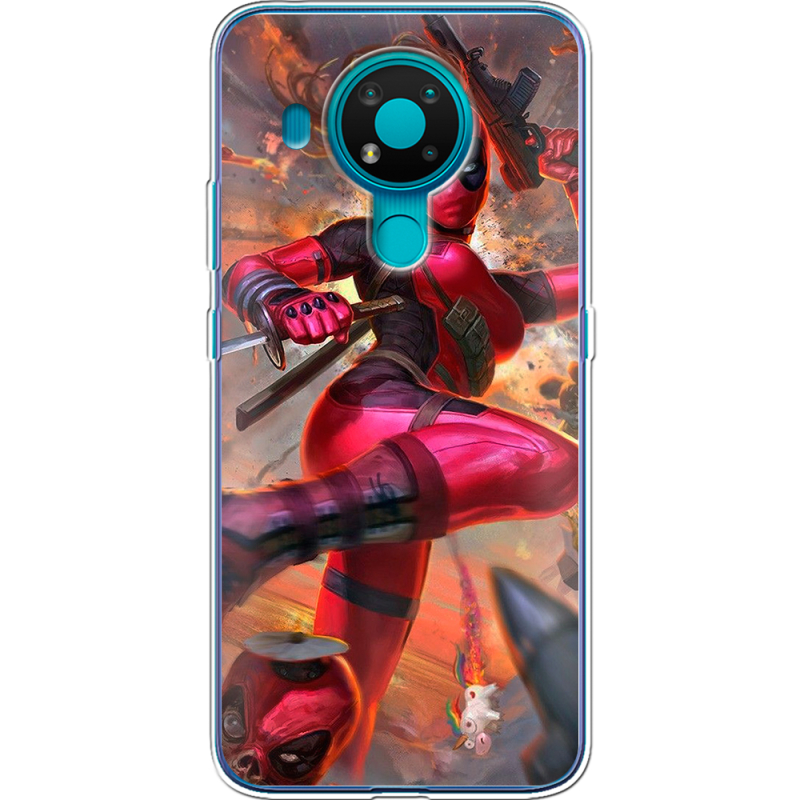 Чехол BoxFace Nokia 3.4 Woman Deadpool