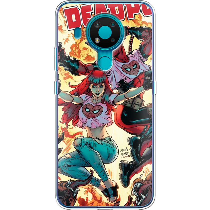 Чехол BoxFace Nokia 3.4 Deadpool and Mary Jane