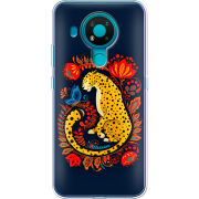 Чехол BoxFace Nokia 3.4 Petrykivka Leopard