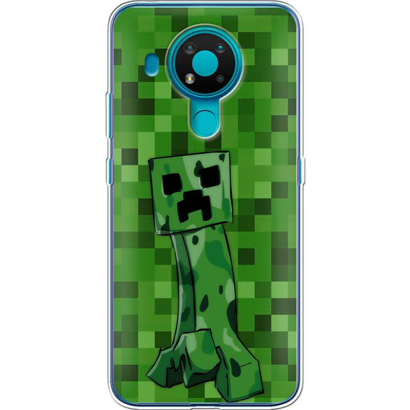 Чехол BoxFace Nokia 3.4 Minecraft Creeper