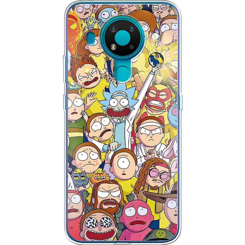 Чехол BoxFace Nokia 3.4 Rick and Morty