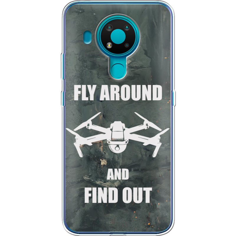 Чехол BoxFace Nokia 3.4 Дрон Fly Around