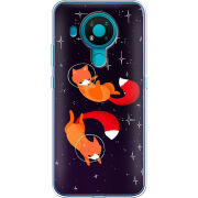 Чехол BoxFace Nokia 3.4 Fox-Astronauts