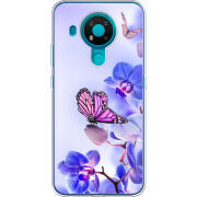 Чехол BoxFace Nokia 3.4 Orchids and Butterflies