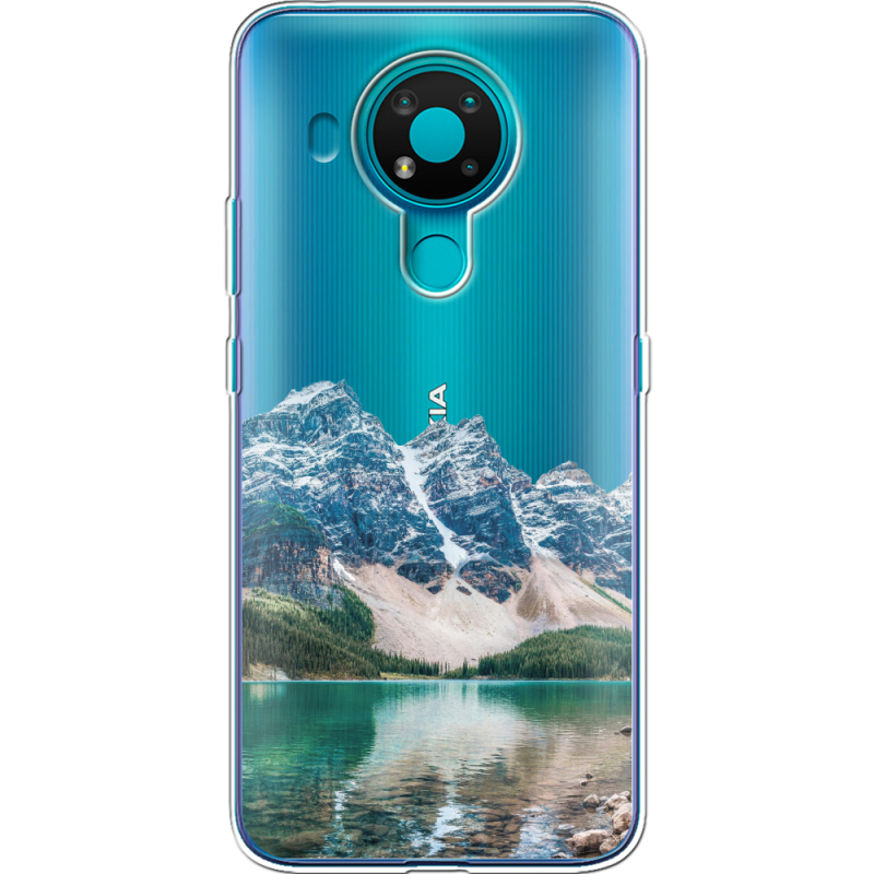 Прозрачный чехол BoxFace Nokia 3.4 Blue Mountain