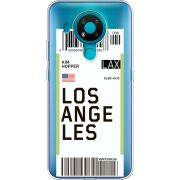 Прозрачный чехол BoxFace Nokia 3.4 Ticket Los Angeles