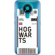 Прозрачный чехол BoxFace Nokia 3.4 Ticket Hogwarts
