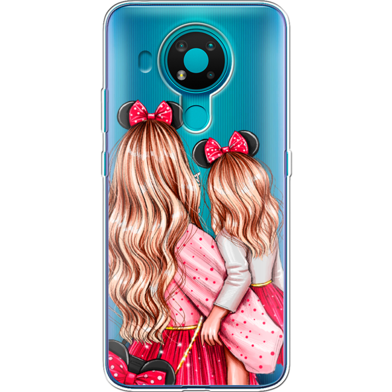 Прозрачный чехол BoxFace Nokia 3.4 Mouse Girls