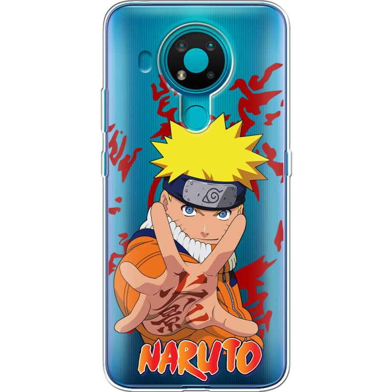 Прозрачный чехол BoxFace Nokia 3.4 Naruto