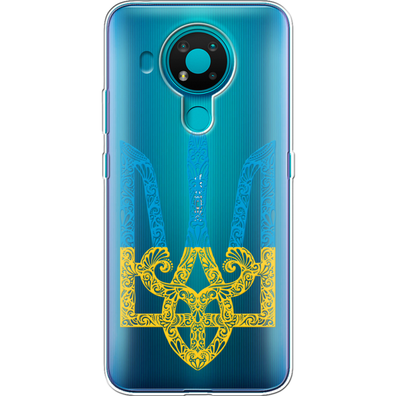 Прозрачный чехол BoxFace Nokia 3.4 Gold Trident