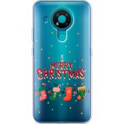 Прозрачный чехол BoxFace Nokia 3.4 Merry Christmas