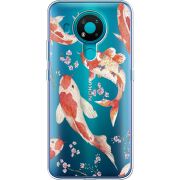 Прозрачный чехол BoxFace Nokia 3.4 Japanese Koi Fish
