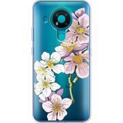 Прозрачный чехол BoxFace Nokia 3.4 Cherry Blossom
