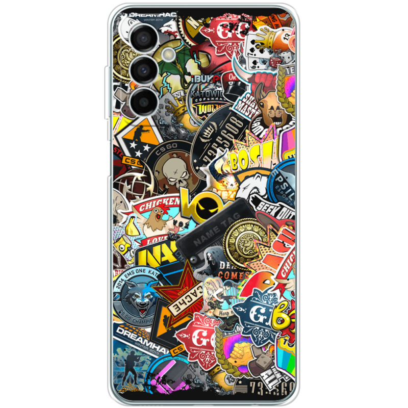 Чехол BoxFace Samsung Galaxy M13 (M135) CS:Go Stickerbombing