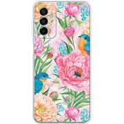 Чехол BoxFace Samsung Galaxy M13 (M135) Birds in Flowers