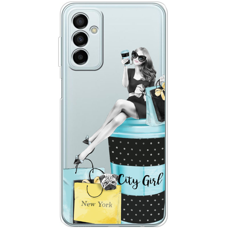 Прозрачный чехол BoxFace Samsung Galaxy M13 (M135) City Girl