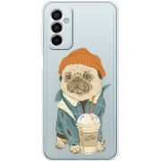 Прозрачный чехол BoxFace Samsung Galaxy M13 (M135) Dog Coffeeman